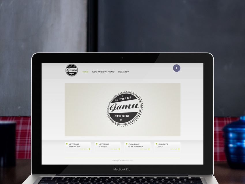 Lettrage Design Gama